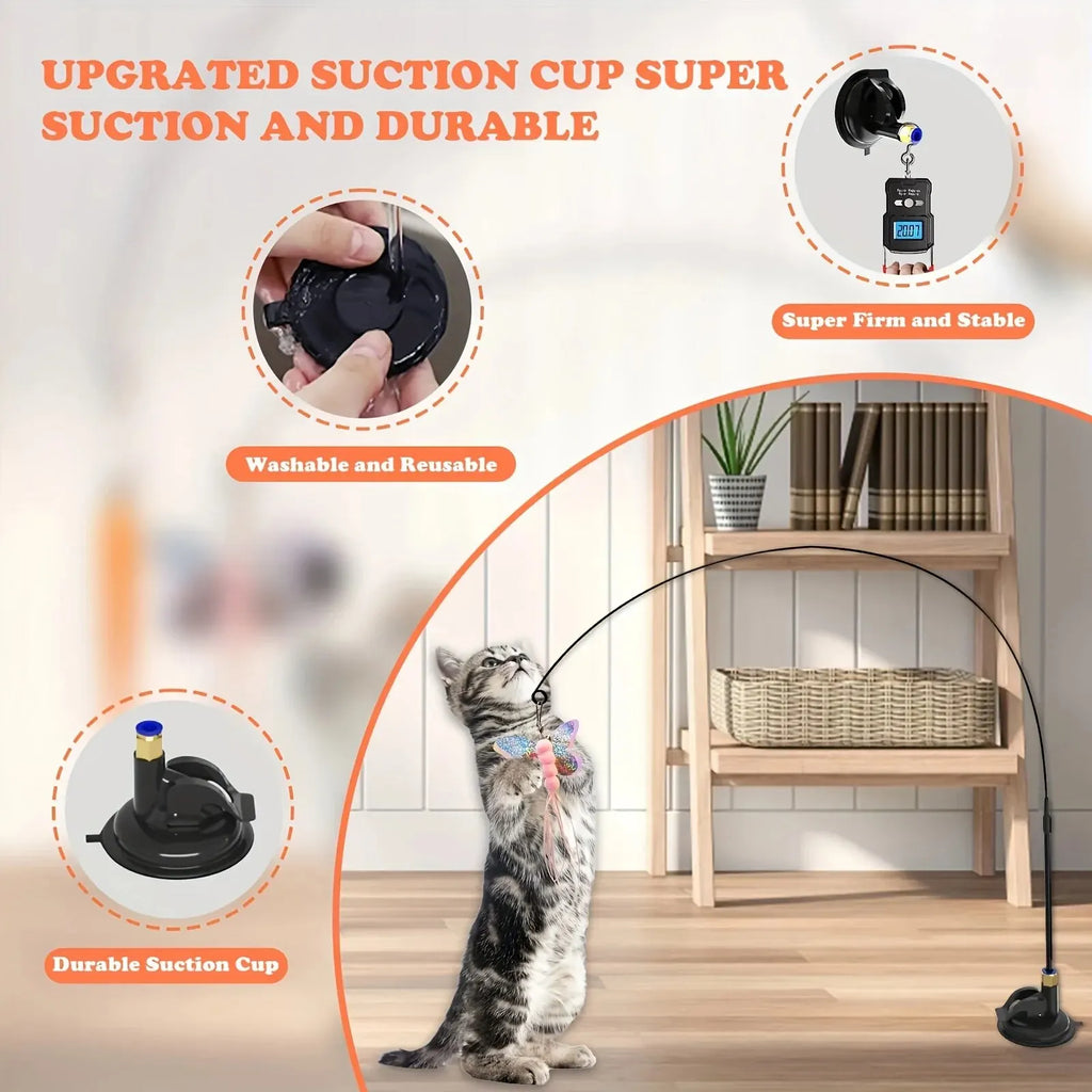 Interactive Cat Feather Toy