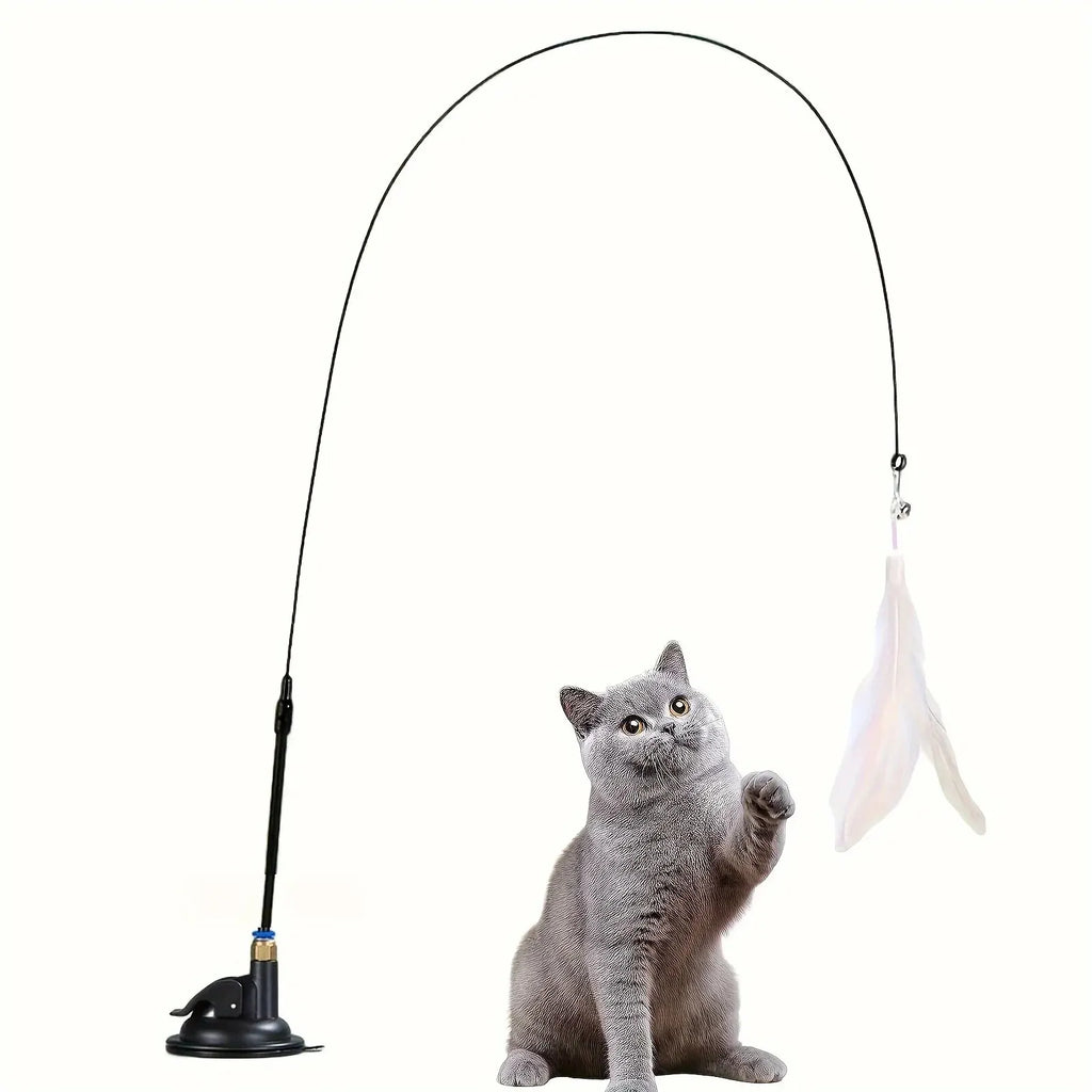 Interactive Cat Feather Toy