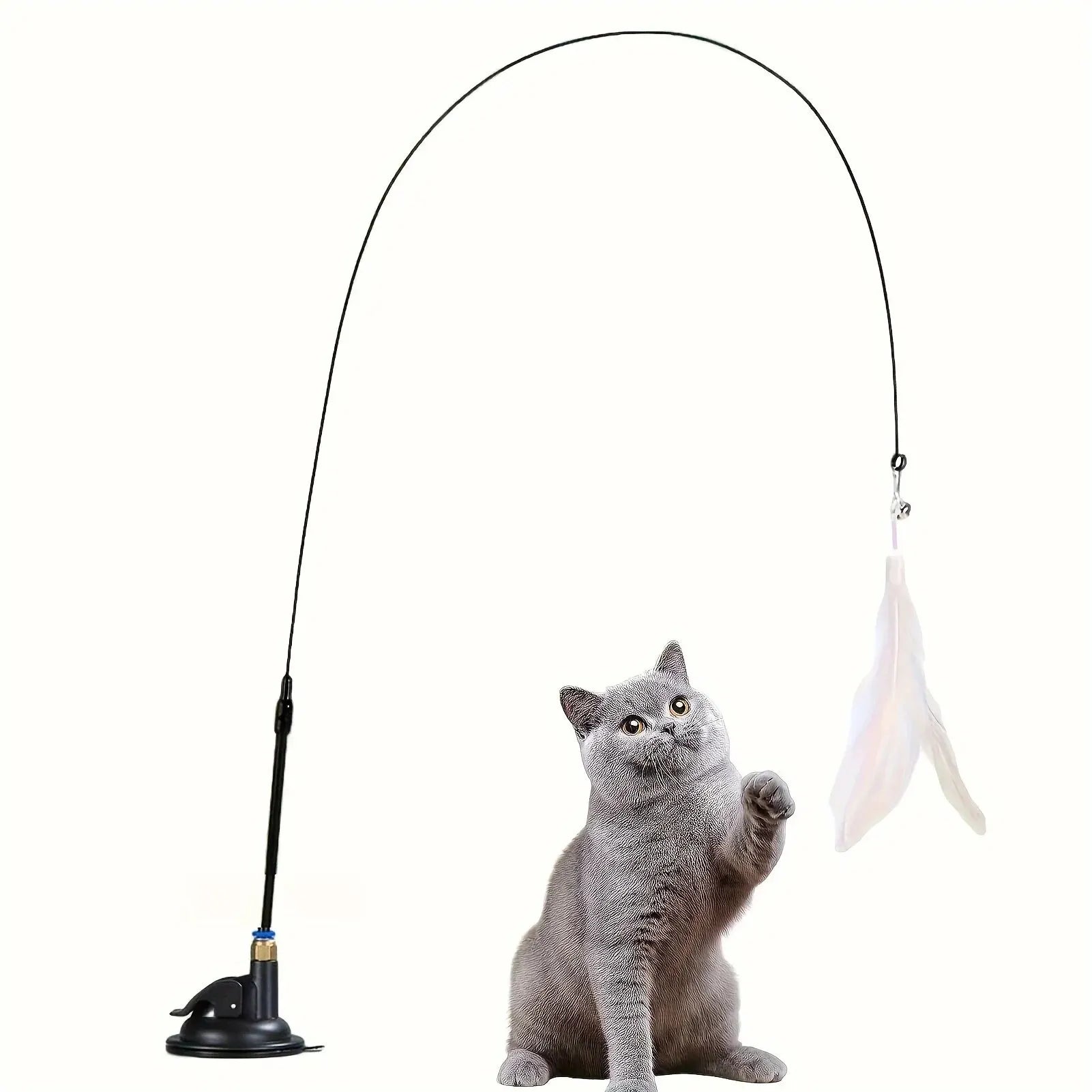 Interactive Cat Feather Toy