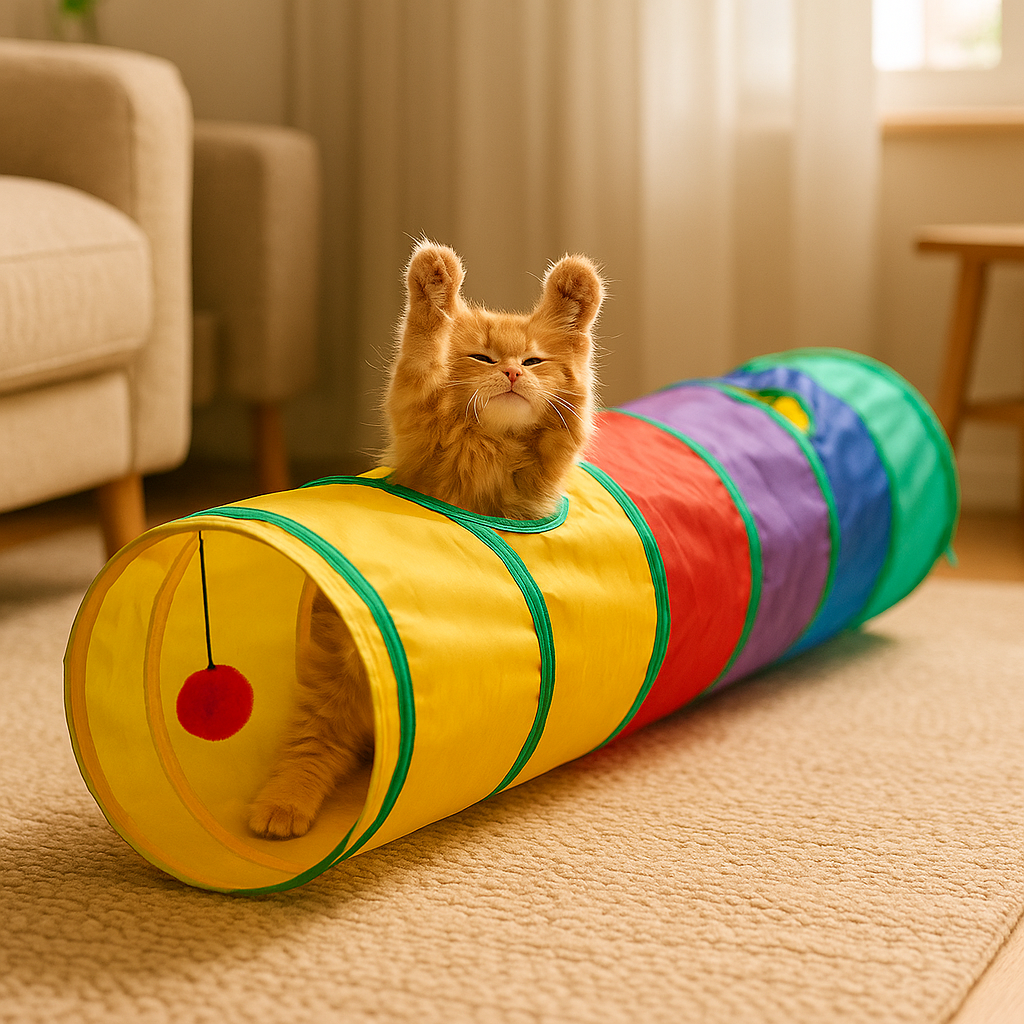 Collapsible Cat Tunnel