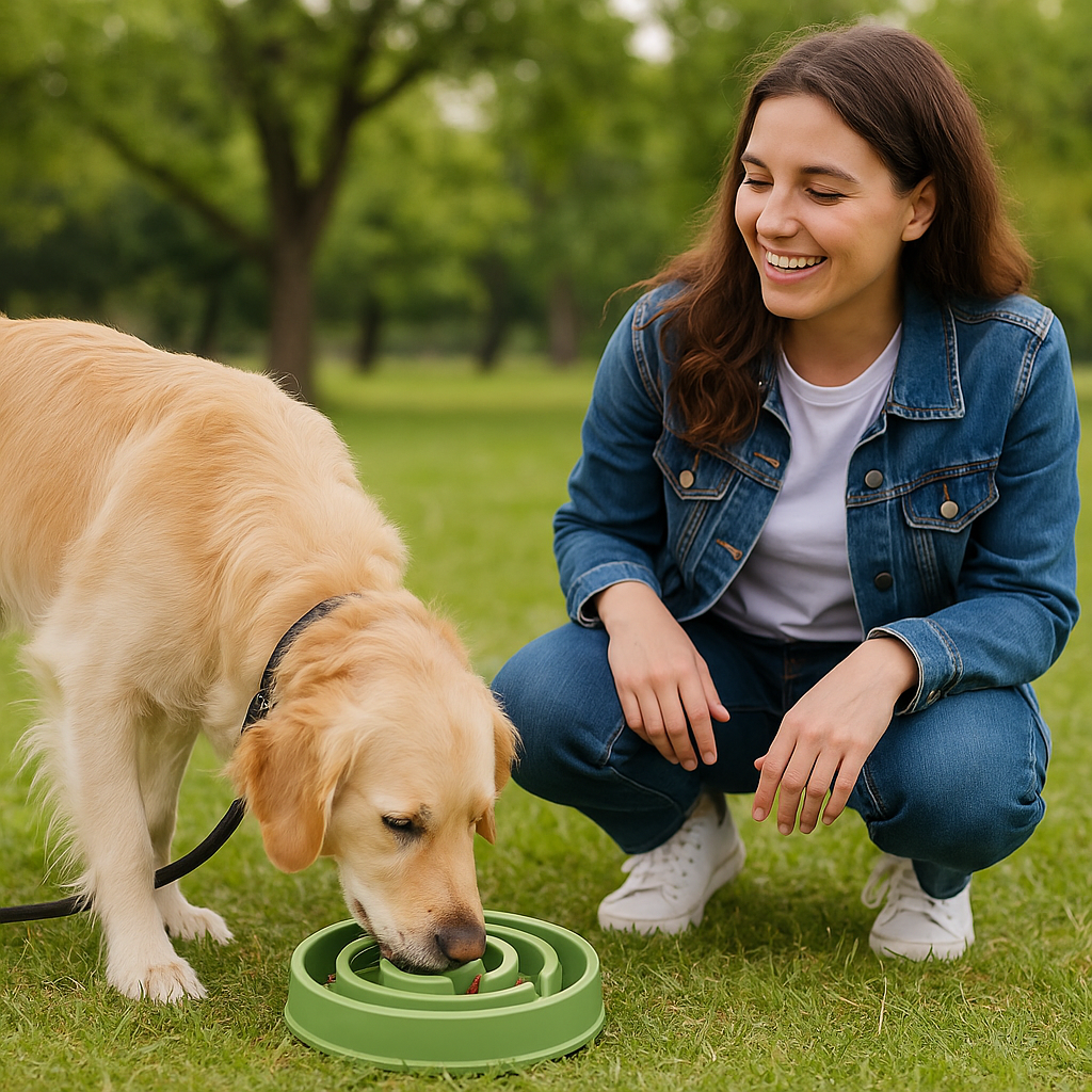 Dog Slow Feeder Bowl