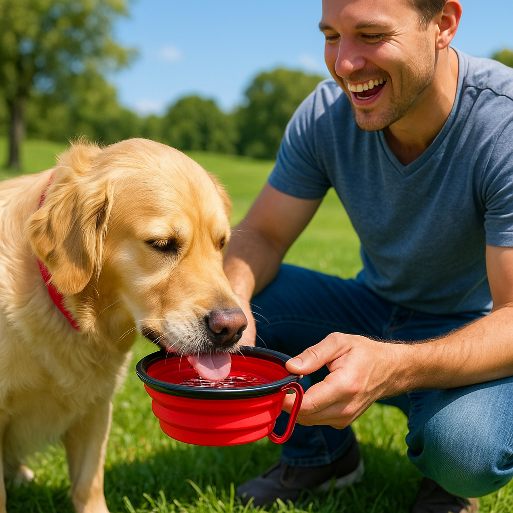 Foldable Dog Bowl