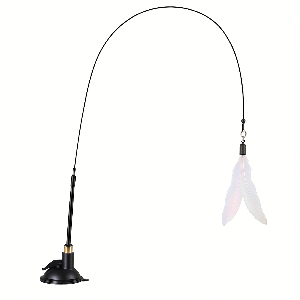 Interactive Cat Feather Toy